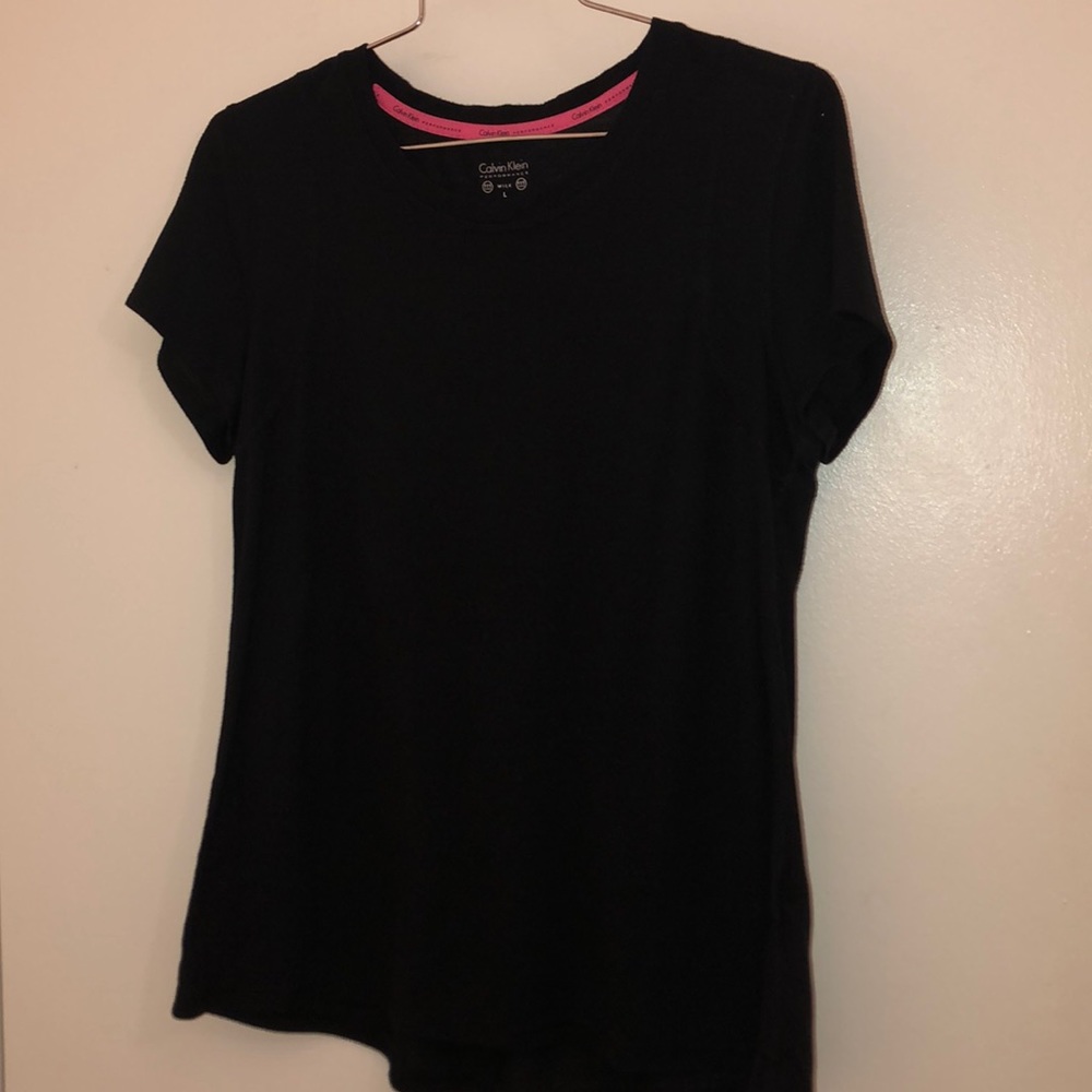 Black Calvin Klein performance T-shirt